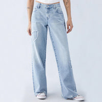 Straight-Leg Denim Jeans – Urban Street Style