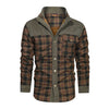 Geruite Corduroy Jas met Sherpa Voering