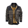 Geruite Corduroy Jas met Sherpa Voering