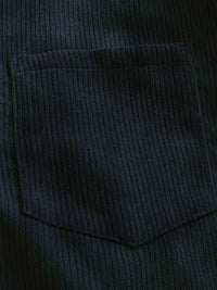Corduro™ | Heren Corduroy Overhemd met Halve Knoopsluiting