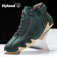 FLYLAND Vintage Leren Chukka’s – Herenschoenen met Klasse