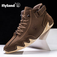 FLYLAND Vintage Leren Chukka’s – Herenschoenen met Klasse