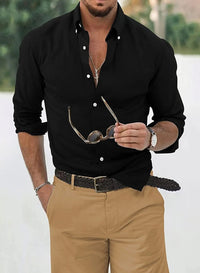 Klassiek Kreukvrij Overhemd Voor Mannen - Cosmo