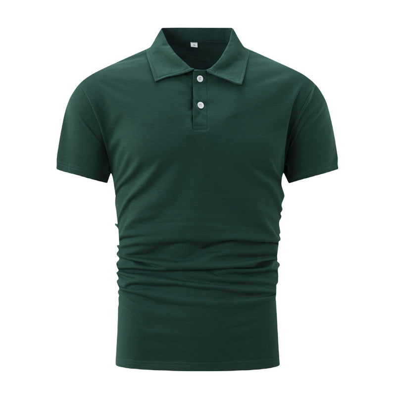 Zomer Polo Heren – Effen Kleur & Korte Mouw