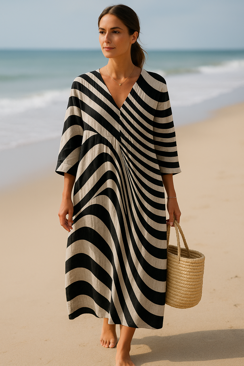 Nomade Flow Jurk – Zomers & Artistiek Design