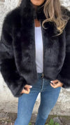 Luxe Faux Fur Jas voor Dames - Stijlvolle Winter Warmer