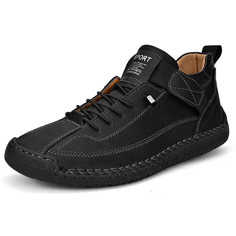 Unisex Casual Leren Schoenen – Stijlvol & Comfortabel voor Elk Seizoen