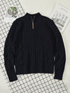 Thore | Kabel Half-Zip Trui