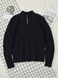 Thore | Kabel Half-Zip Trui