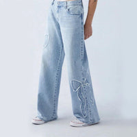 Straight-Leg Denim Jeans – Urban Street Style