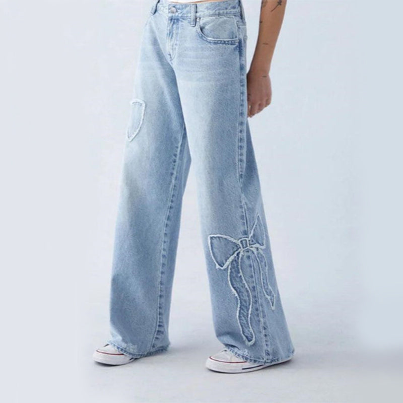 Straight-Leg Denim Jeans – Urban Street Style