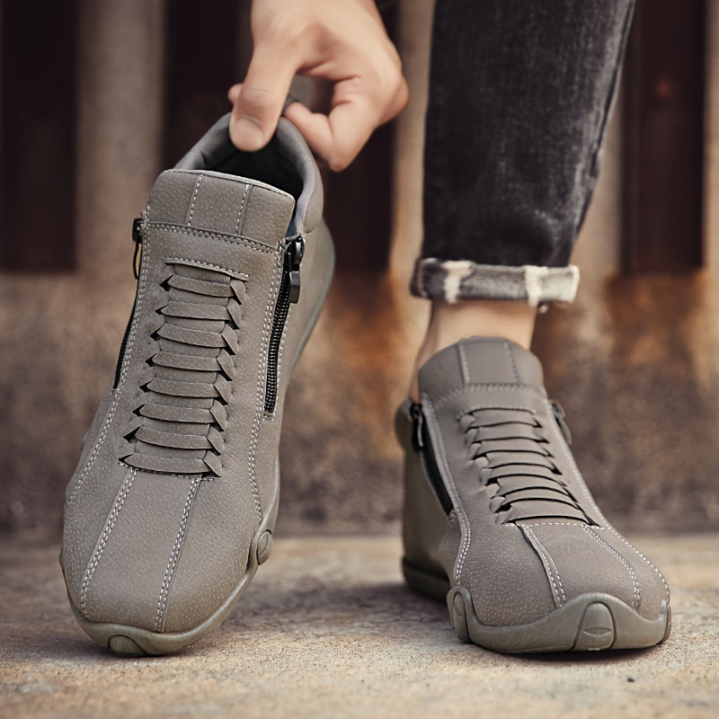 CanyonGrip Mid Sneakers – Sportieve Klasse met Ritscomfort