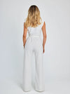 Adelise Sleek Jumpsuit – Zwart, Mouwloos & Flared Elegantie