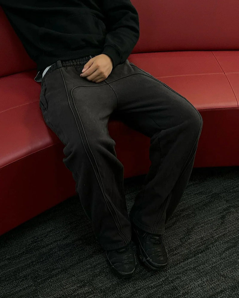 Comfortabele Loose Fit Fleece Joggingbroek