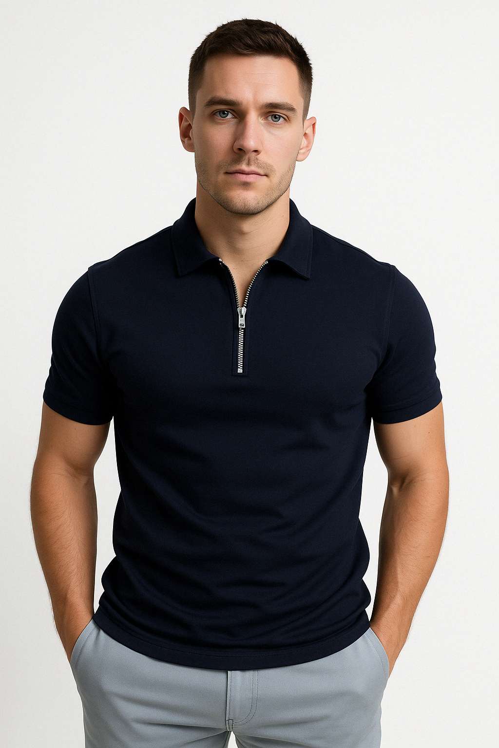 Finn™ | Half Zip Polo Shirt