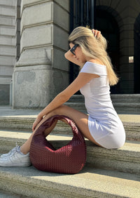 Everyday Schoudertas - Burgundy