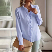 Yize Graceful Ruffle Blouse