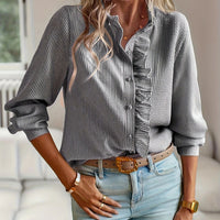 Yize Graceful Ruffle Blouse