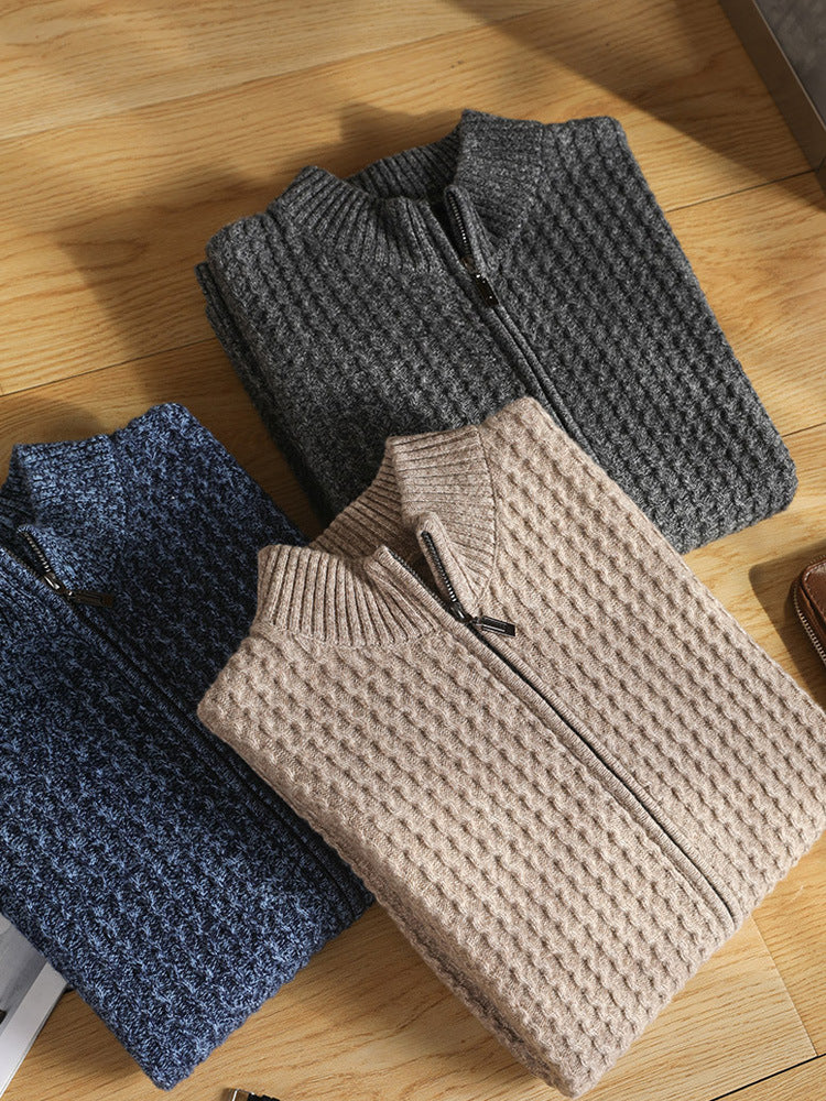 NoirEdge™ | Luxe Herenvest met Jacquardstructuur