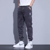 Zachte denim joggingbroek - Aljor