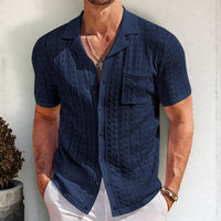 Cubaanse Knit Polo – Licht, Stijlvol & Ademend