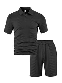 ICONIC Summer Set – Ademend Polo & Shorts voor Mannen