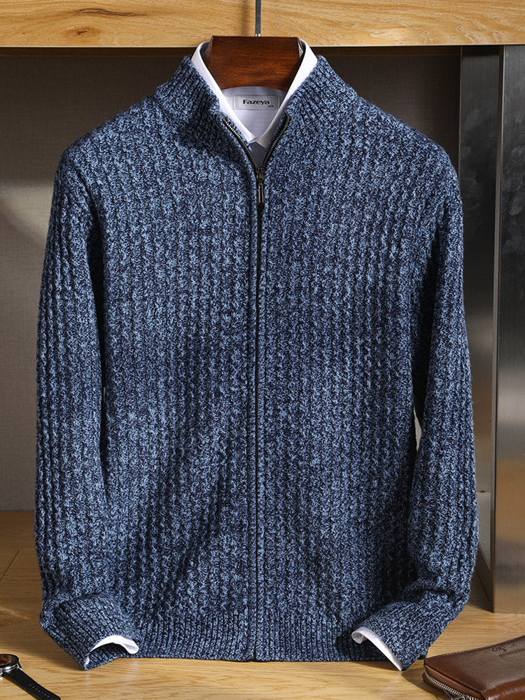 NoirEdge™ | Luxe Herenvest met Jacquardstructuur