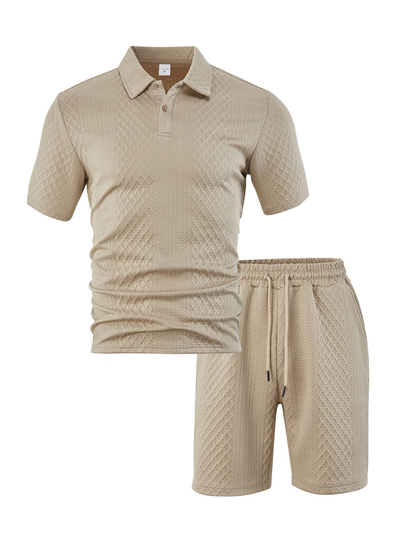 ICONIC Summer Set – Ademend Polo & Shorts voor Mannen