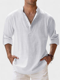 LinoVento | Heren Linnen Shirt met V-Hals