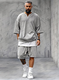 UrbanLayer Set – Streetstyle Two-Piece met Losse Hem