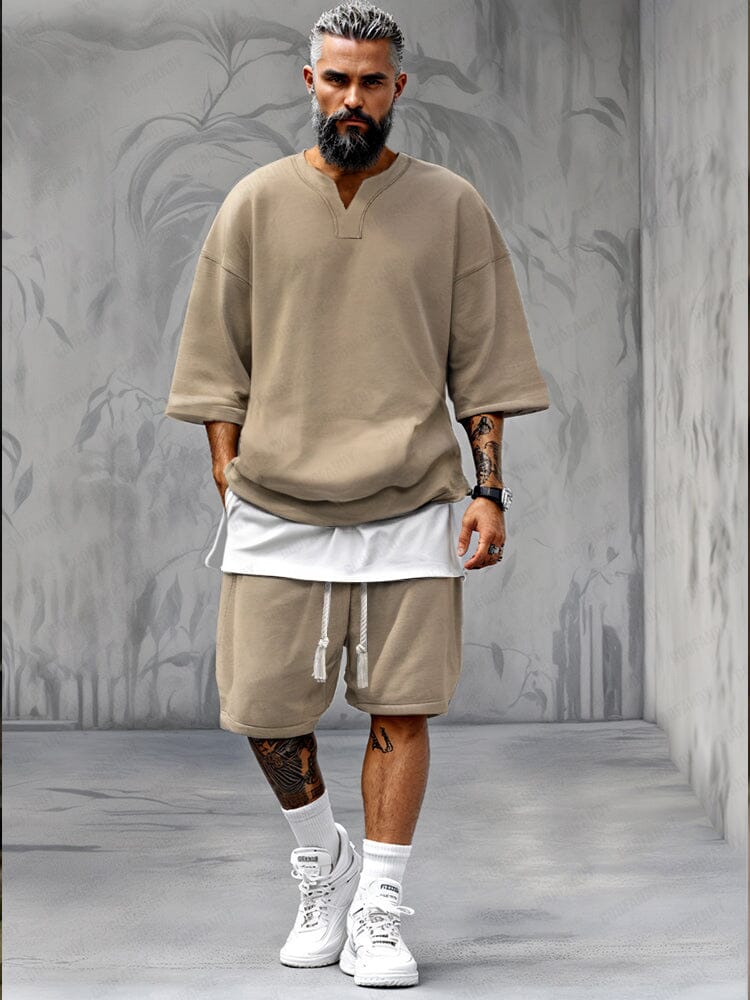 UrbanLayer Set – Streetstyle Two-Piece met Losse Hem