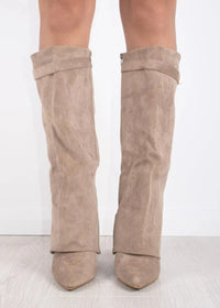 Creme Luxe | Suede Knee High Boots