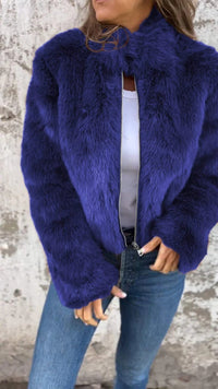Luxe Faux Fur Jas voor Dames - Stijlvolle Winter Warmer