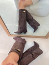 Mocha Luxe | Suede Knee High Boots