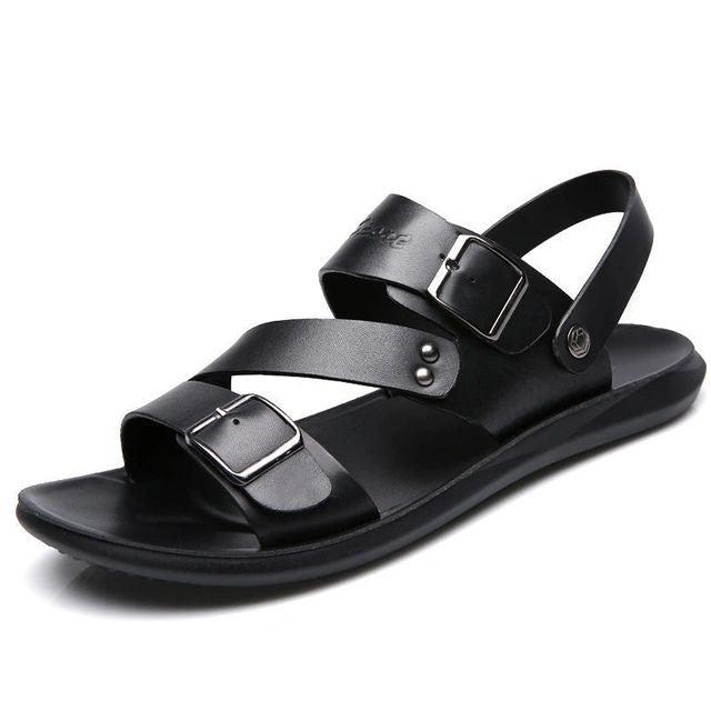 Comfortabele leren sandalen met dempende zool voor de zomer - Yoeri