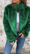 Luxe Faux Fur Jas voor Dames - Stijlvolle Winter Warmer