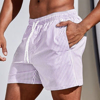 Klassieke gestreepte boardshorts - Jorn