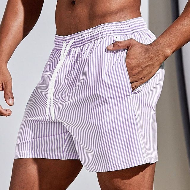Klassieke gestreepte boardshorts - Jorn