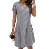 Annis - Zomerjurk met korte mouwen en rits