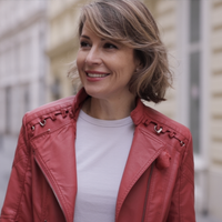 Lévrine™ | Slim-Fit PU Leren Jas voor Dames