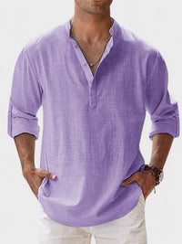 LinoVento | Heren Linnen Shirt met V-Hals