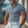 Tijdloze zomerpolo met knoopsluiting voor mannen - Brend